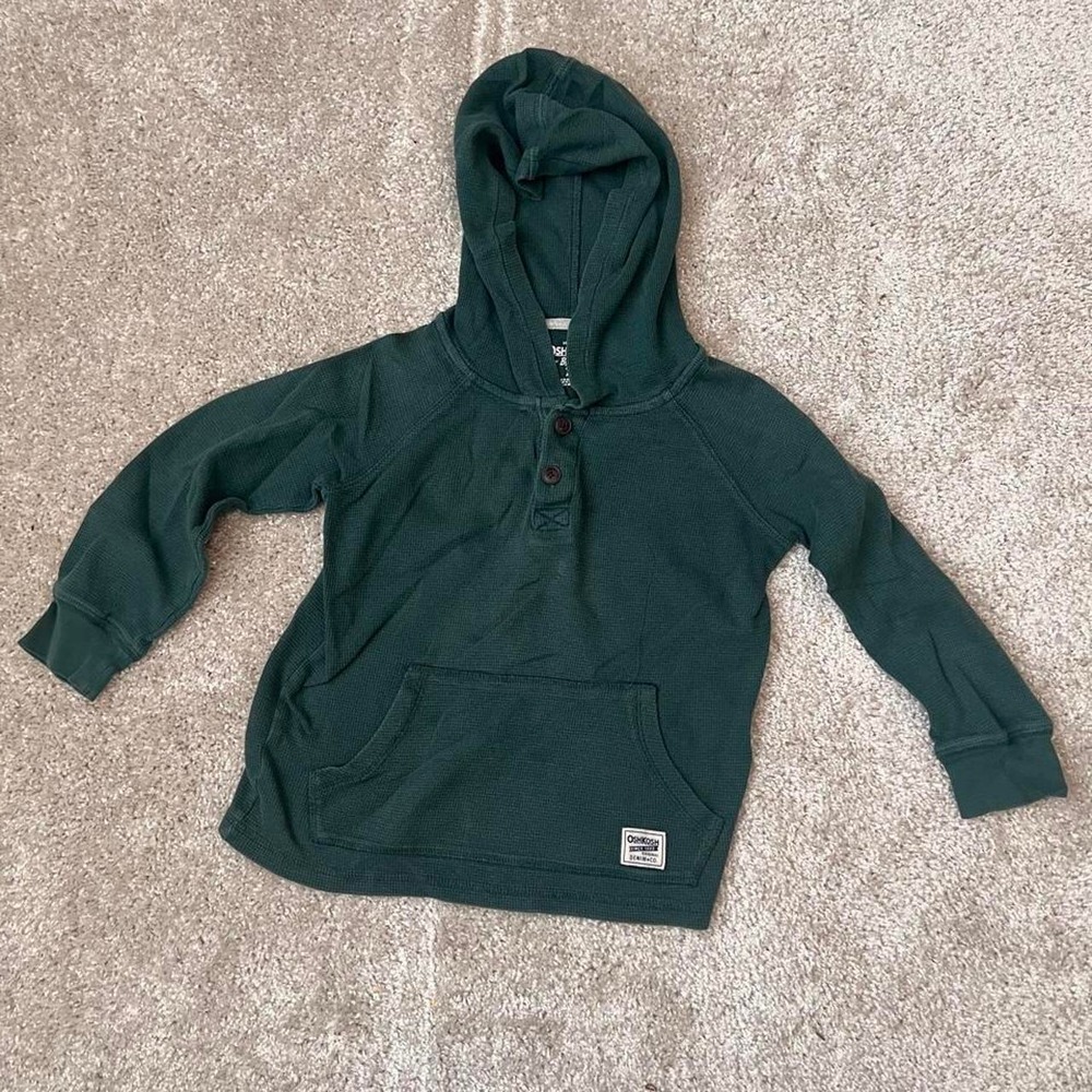 Oshkosh bgosh green jacket youth